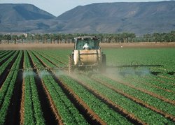 Pesticide application in California